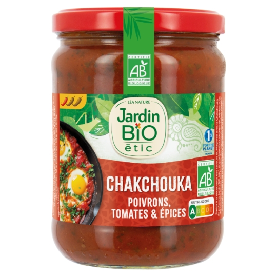 Chakchouka Poivrons, Tomates & Epices Bio JARDIN BIO ETIC