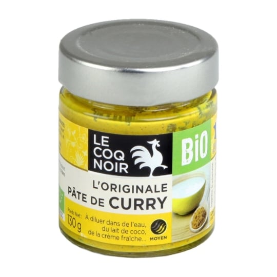 Pâte de curry bio LE COQ NOIR