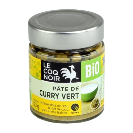 Pâte de curry vert bio LE COQ NOIR