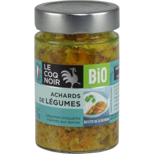 Achards de légumes bio LE COQ NOIR