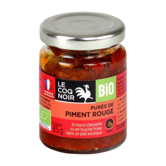 Fonds de sauce bio purée piment rouge LE COQ NOIR