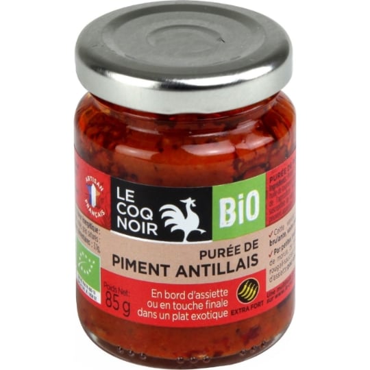 Purée de Piment Antillais Bio LE COQ NOIR