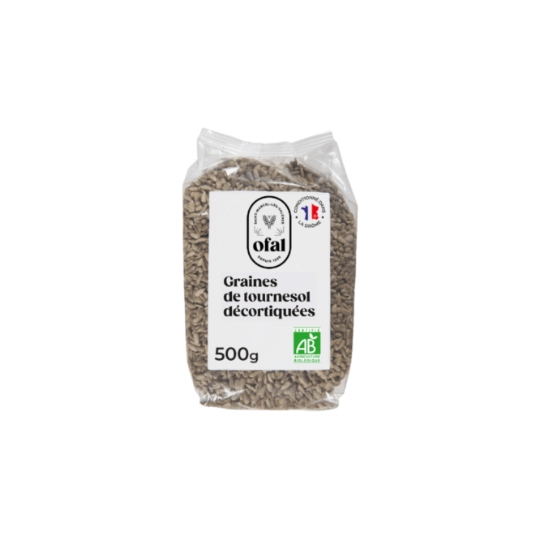 Graines de tournesol décortiquées Bio OFAL