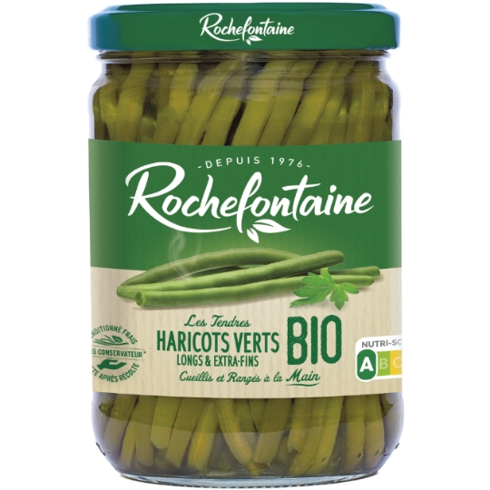 Haricots verts bio extra-fins ROCHEFONTAINE