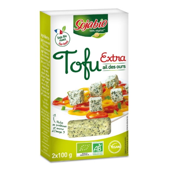 Tofu extra  ail des ours Bio SOJABIO
