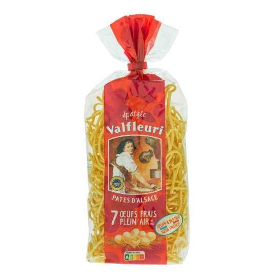 Pâtes Spätzle Pâtes d'Alsace 7 œufs frais VALFLEURI