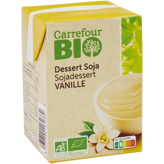 Crème dessert  soja vanille Bio CARREFOUR BIO
