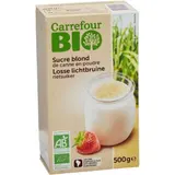 Sucre de Canne Blond en Poudre Bio CARREFOUR BIO