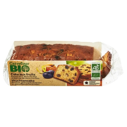 Cake bio aux fruits CARREFOUR BIO