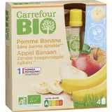 Compote pomme banane s/sucres ajoutés CARREFOUR BIO