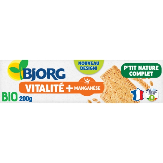 Biscuits bio P'tit nature BJORG