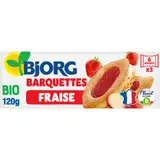 Biscuits bio Barquette fraise BJORG