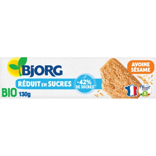 Biscuits bio Avoine Sésame BJORG
