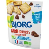 Biscuits bio Mini fourrés chocolat noir BJORG
