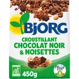 Céréales bio Croustillant Chocolat noisette BJORG