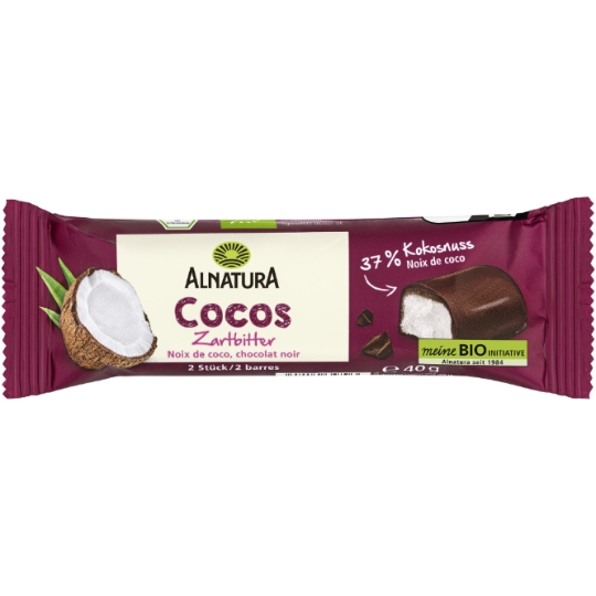 Barre noix de coco chocolat noir ALNATURA