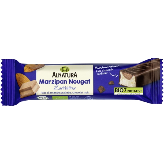 Barre pâte d'amande pralinée ALNATURA
