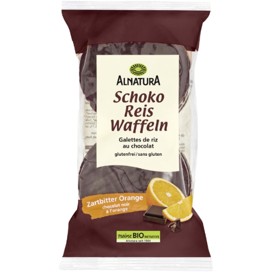 Galettes de riz au chocolat noir et orange ALNATURA