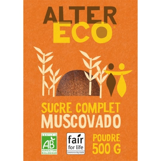Sucre Complet Muscovado en Poudre Bio ALTER ECO