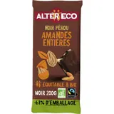 Tablette de Chocolat Noir Amandes Entières Bio ALTER ECO
