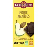 Tablette de Chocolat Noir Poire Amandes Bio ALTER ECO