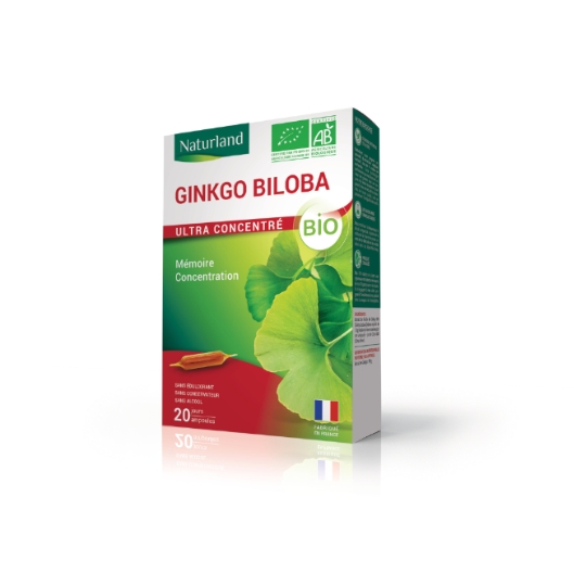 Complément alimentaire Mémoire et Concentration Ginkgo Biloba Bio ARKOPHARMA