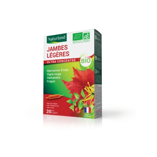 Complément alimentaire Jambes Lègères Circulation Vigne Rouge Bio ARKOPHARMA