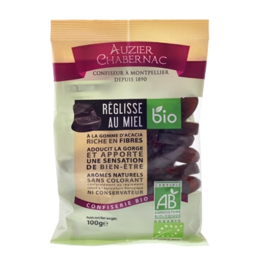 Bonbons réglisses au miel Bio AUZIER CHABERNAC