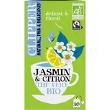 Thé Vert Bio Jasmin Avec Arôme Naturel De Citron CLIPPER (CUPPER)