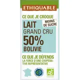 Tablette de Chocolat Lait Bio ETHIQUABLE