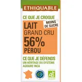 Tablette de Chocolat Lait Bio ETHIQUABLE