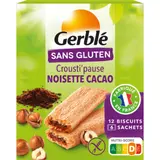 Biscuit Crousti' Pause Noisette Cacao Sans Gluten GERBLE