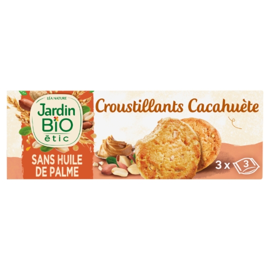 Biscuits Croustillants Cacahuète Bio JARDIN BIO ETIC