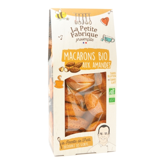Biscuits macarons aux amandes sans gluten & sans lait Bio LA PETITE FABRIQUE PROVENCALE