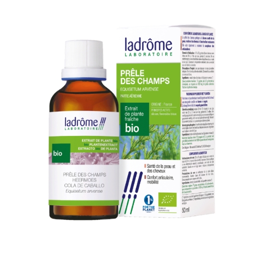 Complément Alimentaire Extrait de Plante Fraîche Bio Prêle des Champs LADROME LABORATOIRE