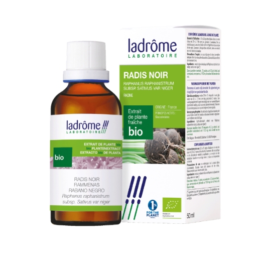Complément Alimentaire Extrait de Plante Fraîche Bio Radis Noir LADROME LABORATOIRE