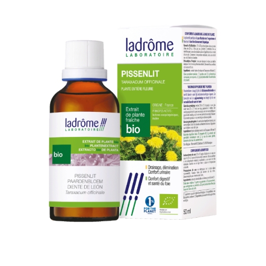 Complément Alimentaire Extrait de Plante Fraîche Bio Pissenlit Drainage & Confort Digestif LADROME LABORATOIRE