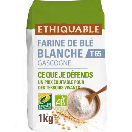 Farine De Blé Blanche T65 Gers Bio PAYSANS D'ICI