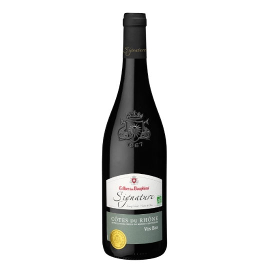 Vin Rouge A.O.P. Côtes Du Rhône Bio CELLIER DES DAUPHINS