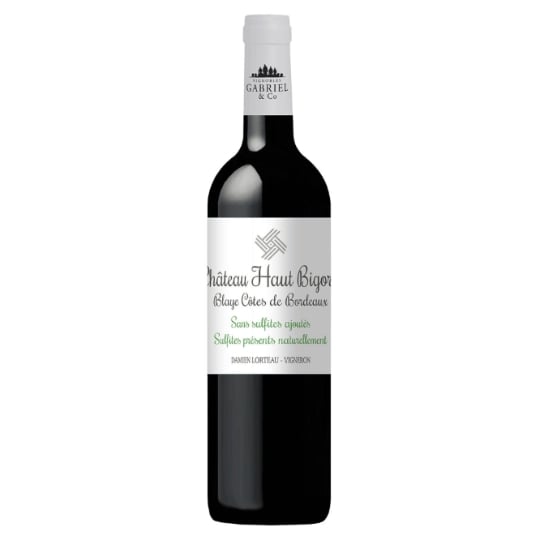 Vin Rouge A.O.P. Blaye Côtes de Bordeaux CHATEAU HAUT BIGORD