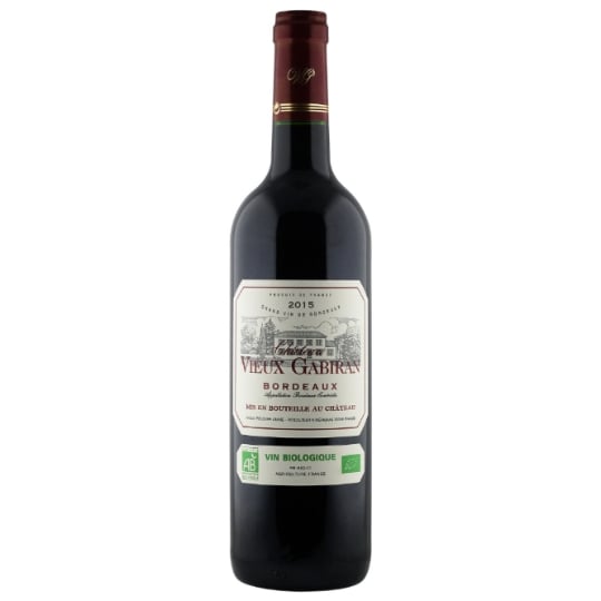 Vin Rouge A.O.P. Bordeaux Bio CHATEAU VIEUX GABIRAN
