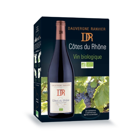 Vin Rouge A.O.P. Côtes Du Rhône Duche d'Uzes Bio DAUVERGNE RANVIER