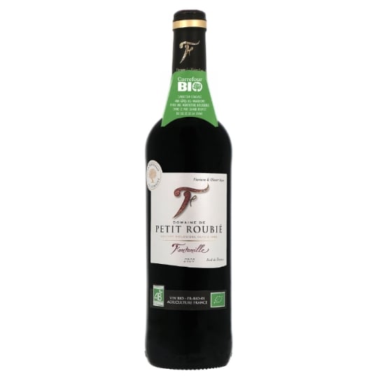 Vin Rouge Sud de France Fontenille Bio DOMAINE DE PETIT ROUBIE