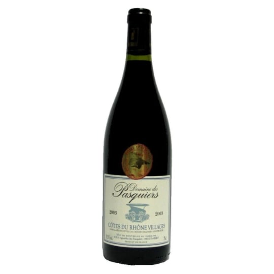 Vin rouge Côtes du Rhône villages Bio DOMAINE DES PASQUIERS