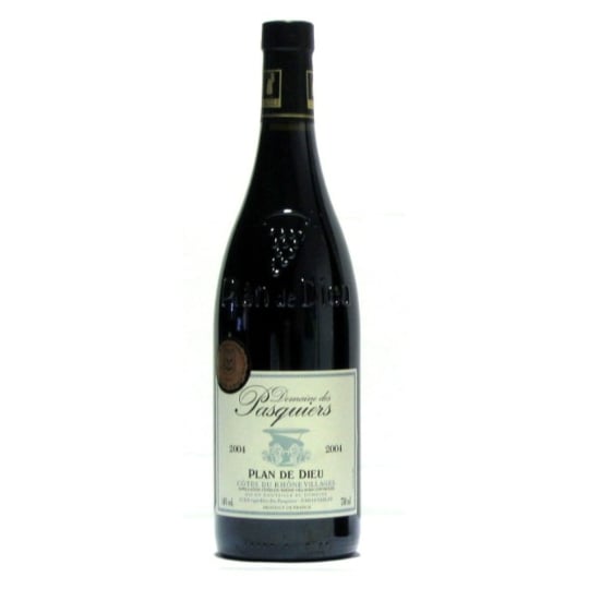Vin Rouge Côtes du Rhône Villages Plan de Dieu Bio DOMAINE DES PASQUIERS