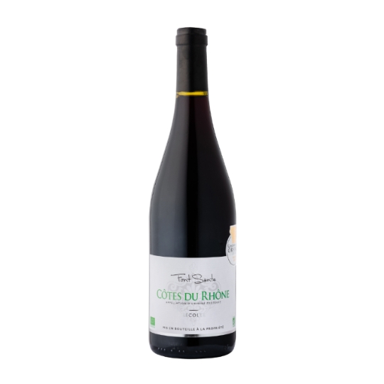 Vin Rouge Côtes Du Rhône Grenache AOP Bio FONT SANTE
