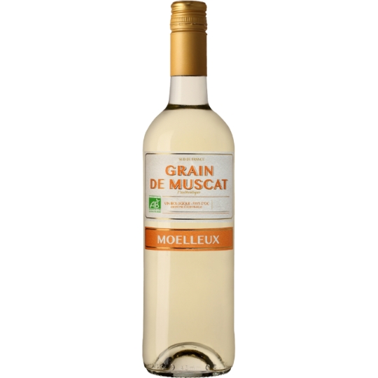 Vin Blanc I.G.P. Pays d'Oc Grain de Muscat Moelleux Bio GERARD BERTRAND
