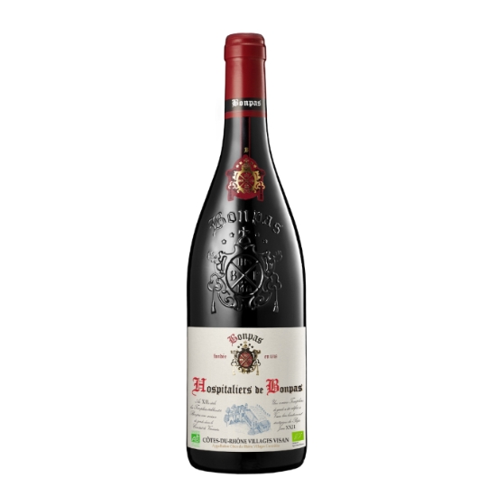 Vin Rouge A.O.P. Côtes Du Rhône Villages Visan Bio HOSPITALIERS DE BONPAS
