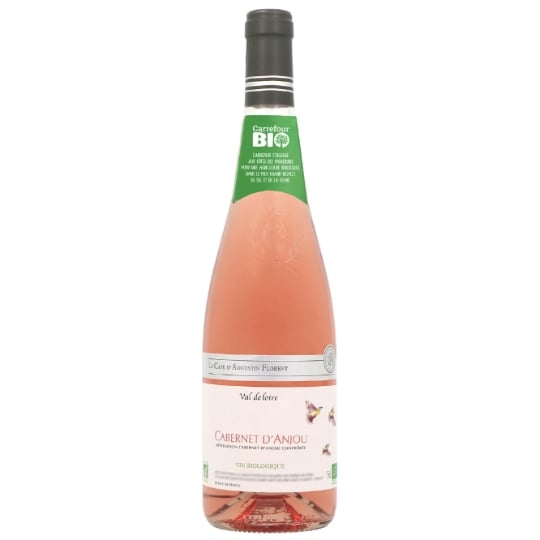 Vin Rosé I.G.P. Val de Loire Cabernet d'Anjou Bio LA CAVE D'AUGUSTIN FLORENT