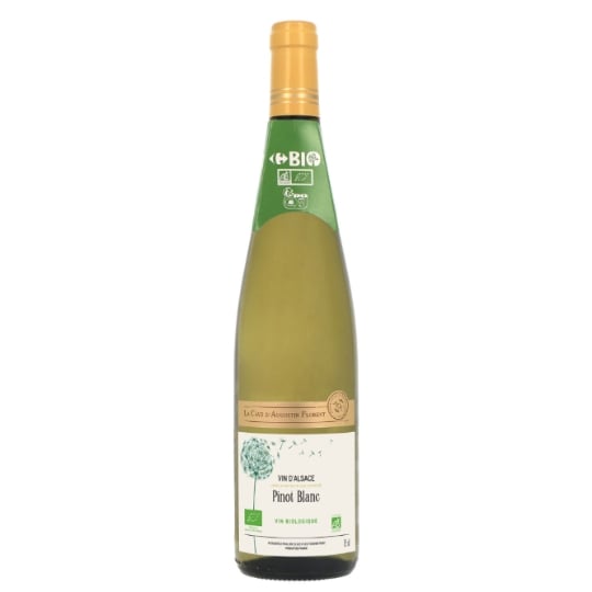 Vin Blanc A.O.P. Alsace Pinot Blanc Bio LA CAVE D'AUGUSTIN FLORENT